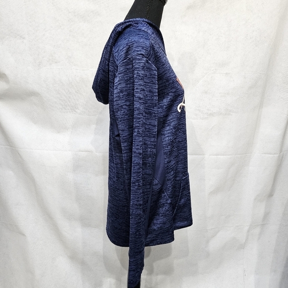 Majestic Houston Astros Fan Fashion Hooded Sweatshirt 100% Polyester Size L - Picture 2 of 6